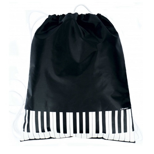 AGIFTY B 3025 Drawstring bag keys black (printed on both sides) 44*37 cm - torba