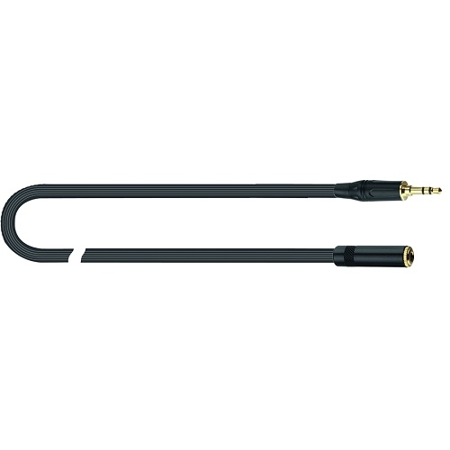 Q-LOK JUST J35J35F 2 adapter kabel 2m (Stereo 3.5mm jack plug - Stereo 3.5mm jack sock) - crna boja