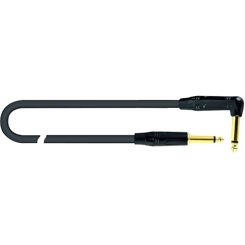 Q-LOK JUST JR 9 instrument kabel 9m (Mono 6.3mm jack plug - Mono 6.3mm 90° jack plug)- crna boja