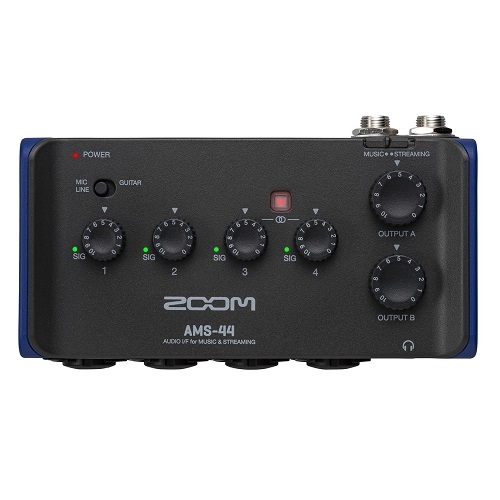 ZOOM AMS-44 Audio Interface for Music & Streaming