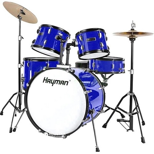 HAYMAN HM-100-MU - Start Series 5-piece drum kit, metallic blue
