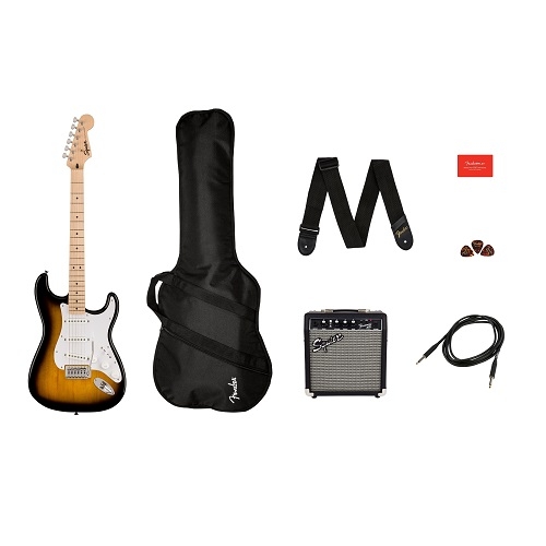 Fender-SQUIER el gitara Squier Sonic™ Stratocas,Maple Fingerboard, 2TS, Gig Bag, 10G - 0371720603