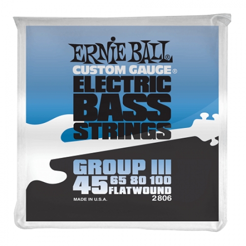 Ernie Ball P02806 FLATWOUND BASS GROUP III 45-100 žice za bas 