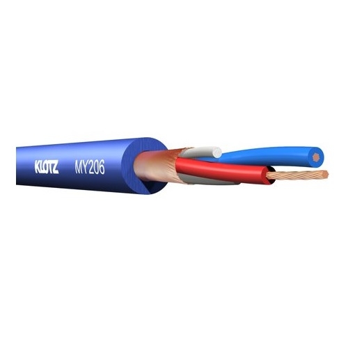 KLOTZ MY206BL 2x022mm mikrofonski kabel plava boja