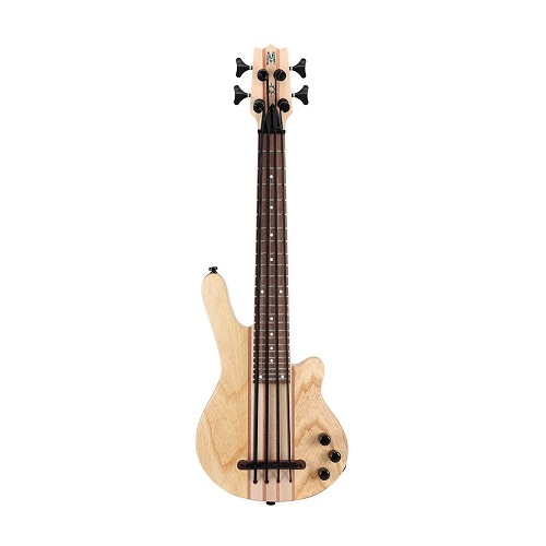 MAHALO MEB1-NA electric ukulele bass sa torbom natural boja