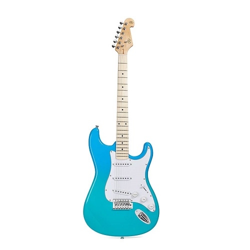 SX El gitara SEM1/BG STRAT blue glow - sa torbom