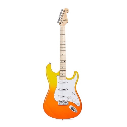 SX El gitara SEM1/BF STRAT burning fire - sa torbom