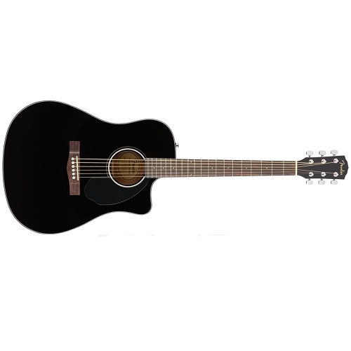 Fender ak gitara CD-60SCE Dreadnought, Walnut Fingerboard, Black - 0970113006