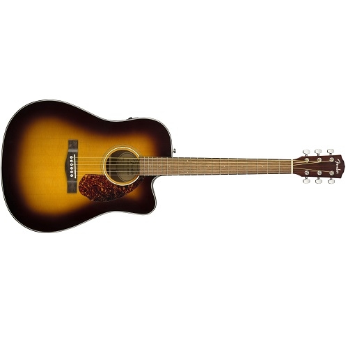 Fender ak gitara CD-140SCE Dreadnought, Walnut Fingerboard, Sunburst w/case - 0970213332