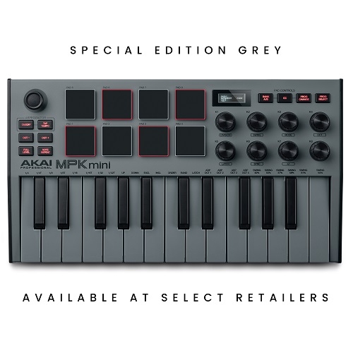 AKAI MPK MINI-3G GREY midi klavijatura kontroler