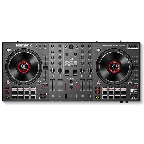 Numark NS4FX 4-deck with jog wheel display -DJ kontroler