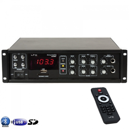LTC PAA80BT 80W SA- BLUETOOTH,USB-MP3 & FM TUNER, RC - pojacalo