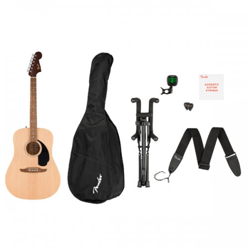 Fender ak gitara CALIFORNIA DEBUT REDONDO PACK NAT - 0974000421 (SET)  T:E