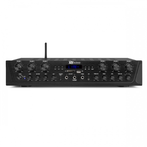 Power Dynamic PV260BT 953.034 6x100W pojačalo sa FM-BT-MP3-USB playerom